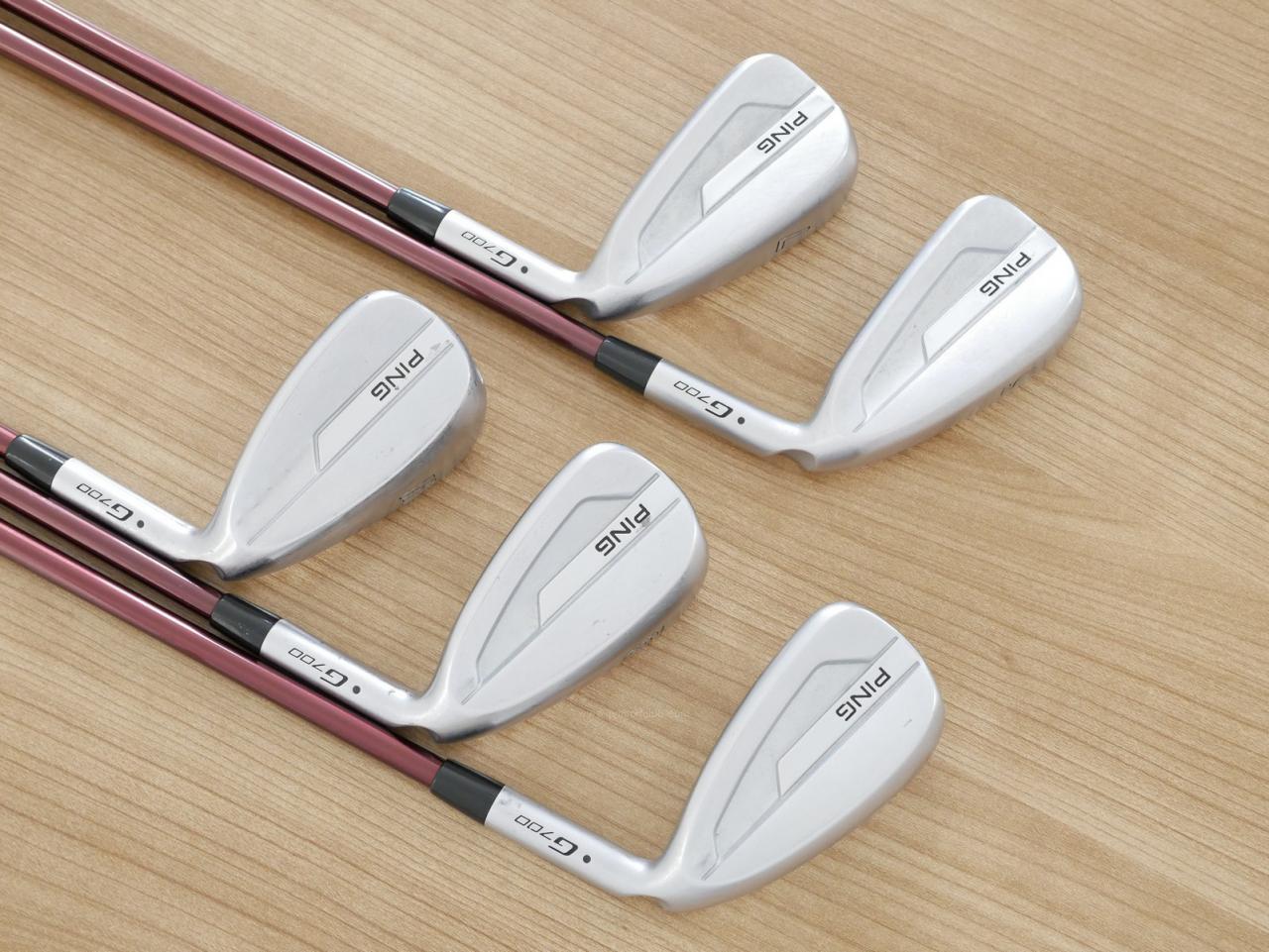 Iron set : Ping : ชุดเหล็ก Ping G700 (ปี 2019 Japan Spec. ใบใหญ่ ง่ายที่สุด ไกลที่สุดของ Ping) มีเหล็ก 6-Pw (5 ชิ้น) ก้านกราไฟต์ Mitsubishi FUBUKI Flex R