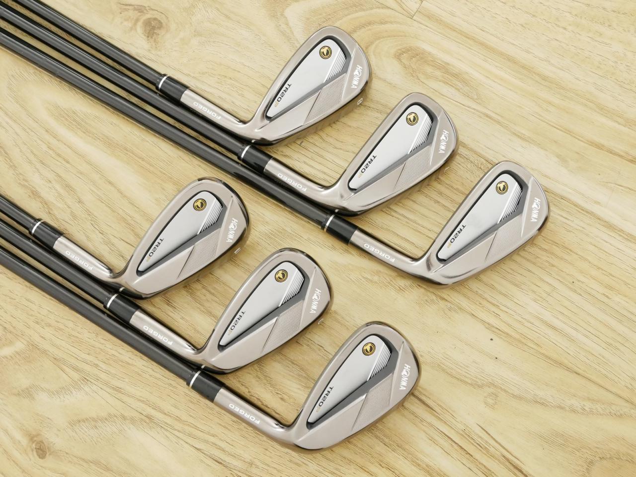 Iron set : Honma : ชุดเหล็ก Honma Tour World TR20P Black Limited (หายาก ออกปี 2020) มีเหล็ก 6-11 (6 ชิ้น) ก้านกราไฟต์ Honma Vizard TR20-65 Flex S