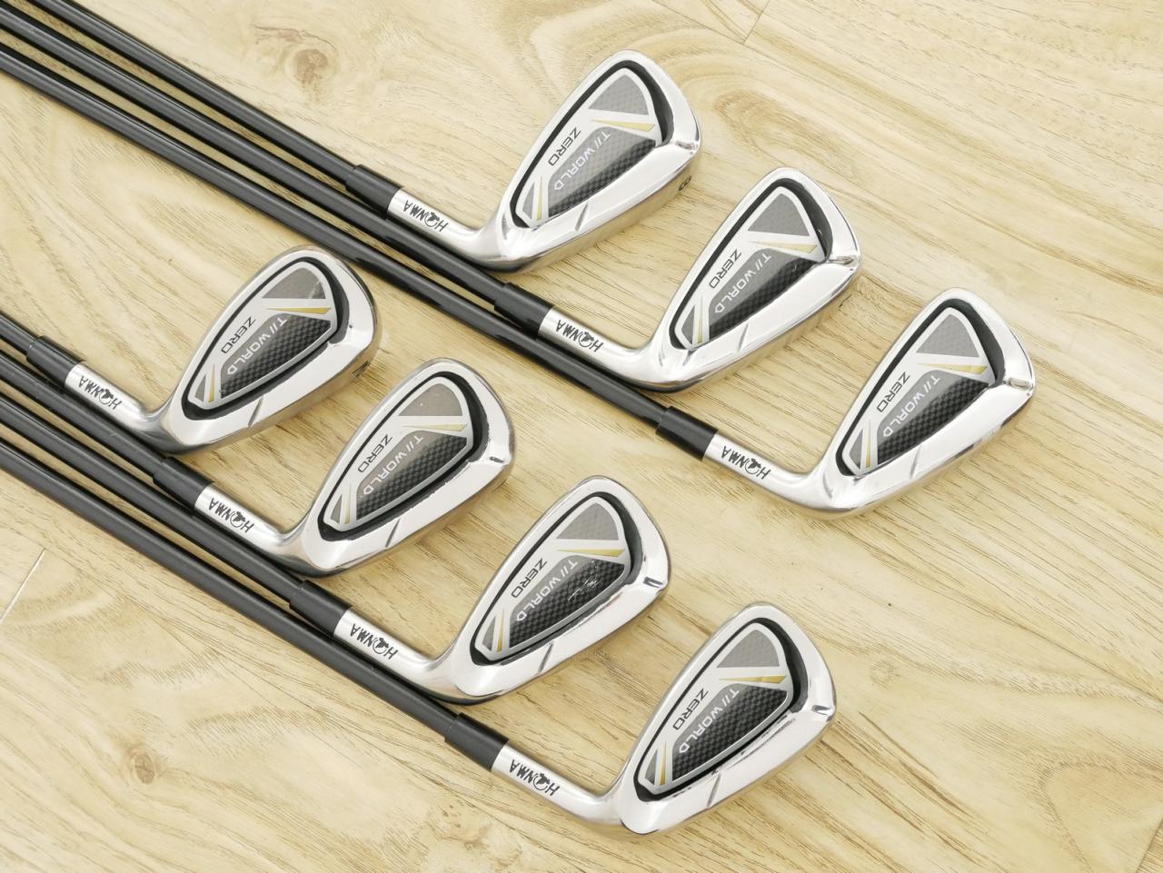 Iron set : Honma : ชุดเหล็ก Honma Tour World ZERO (ใบใหญ่ ตีง่าย ไกล) มีเหล็ก 6-10,Aw,Sw (7 ชิ้น) ก้านกราไฟต์ Flex R