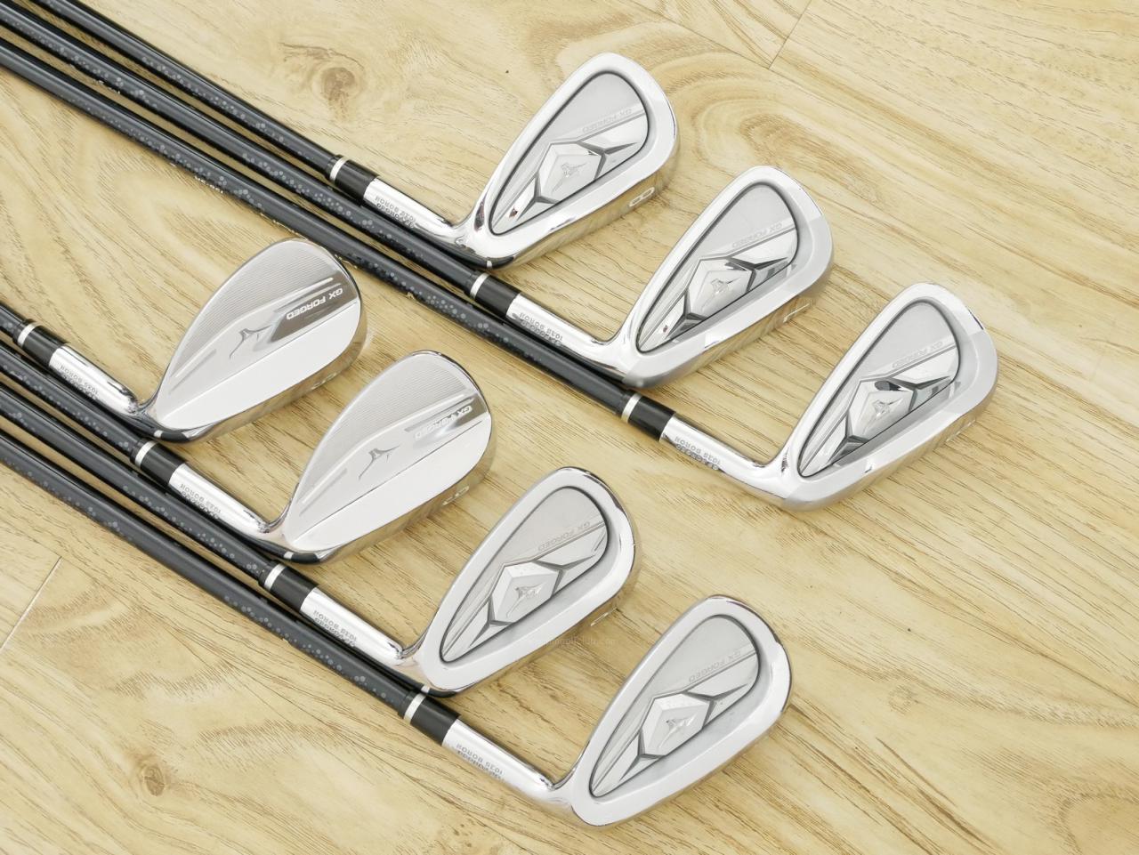 Iron set : Mizuno : ชุดเหล็ก Mizuno GX Forged (ปี 2019) มีเหล็ก 6-Pw,Aw,Sw (7 ชิ้น) ก้านกราไฟต์ Flex SR