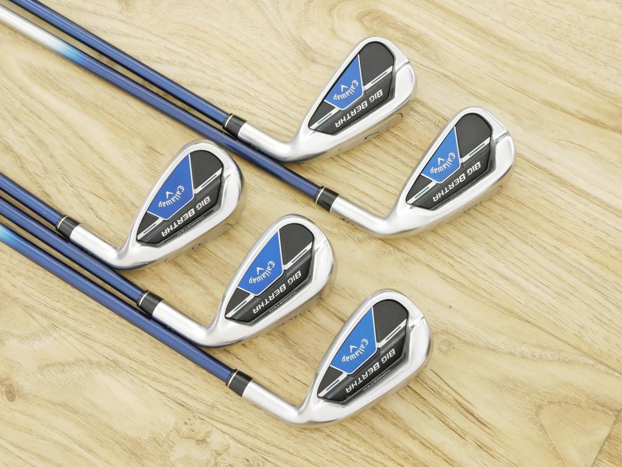 Iron set : Callaway : ชุดเหล็ก Callaway Big Bertha B21 (ออกปี 2021 ตีง่ายที่สุดของ Callaway) มีเหล็ก 6-Pw (5 ชิ้น) ก้านกราไฟต์  Speeder Evolution Flex R