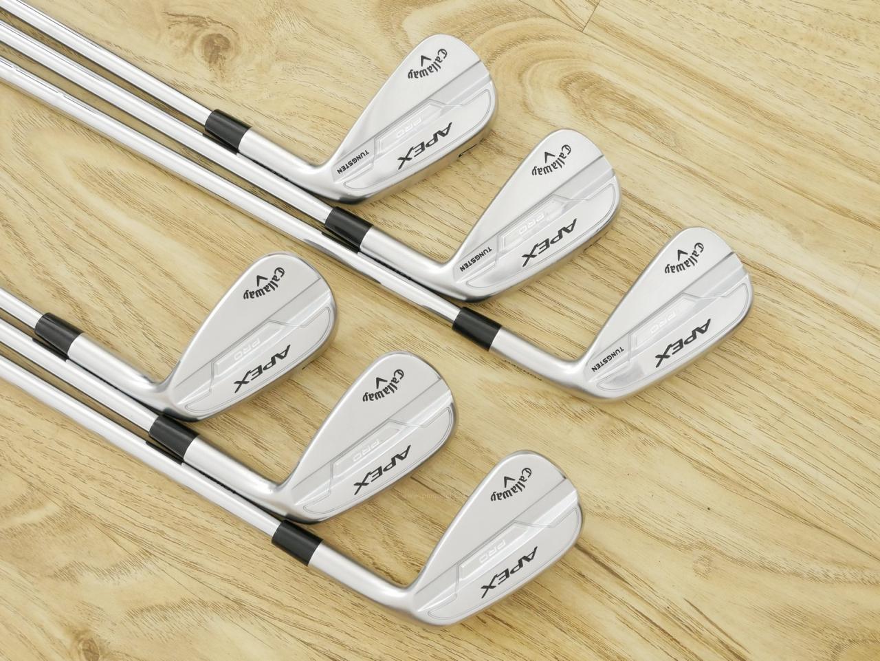 Iron set : Callaway : ชุดเหล็ก Callaway APEX Pro Forged (ออกปี 2022) มีเหล็ก 5-Pw (6 ชิ้น) ก้านเหล็ก NS Pro Modus 105 Flex S