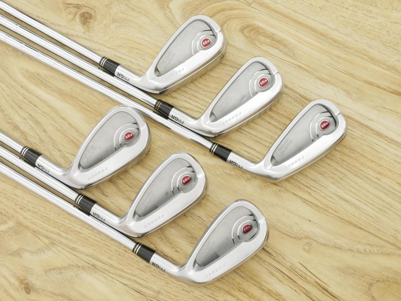 Iron set : PRGR : ชุดเหล็ก PRGR Egg PF Forged (รุ่นปี 2019 ตีง่ายและไกลมากๆ โกงสุดๆ) มีเหล็ก 6-Pw,Aw (6 ชิ้น) ก้านเหล็ก NS Pro 850 Flex S