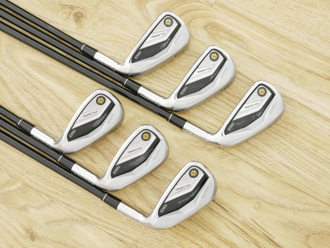 Iron set : Taylormade : ชุดเหล็ก Taylormade Gloire Forged (รุ่นท๊อปสุด Japan Spec.) มีเหล็ก 5-Pw (6 ชิ้น) ก้านกราไฟต์ Flex R