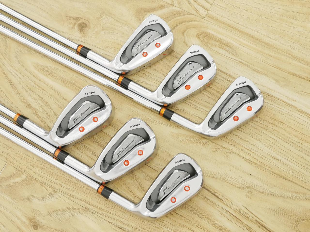 Iron set : Miura : ชุดเหล็ก Miura PP-9005 Genesis Forged (นุ่มมาก ไกล ง่าย) มีเหล็ก 5-Pw (6 ชิ้น) ก้านเหล็ก NS Pro 850 Flex R