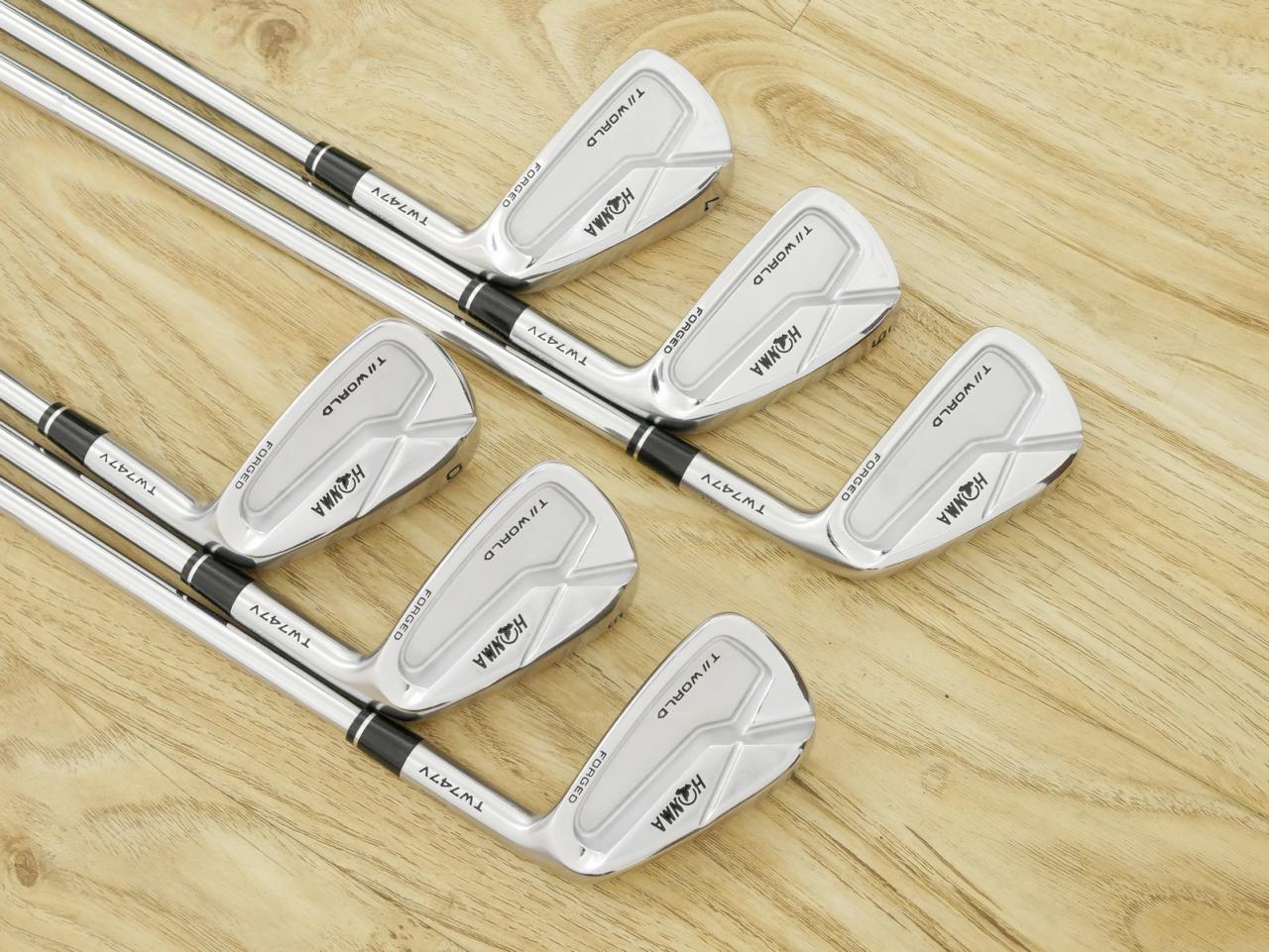 Iron set : Honma : ชุดเหล็ก Honma Tour World TW747V Forged (รุ่นปี 2019) มีเหล็ก 5-10 (6 ชิ้น) ก้านเหล็ก AMT Tour White S200