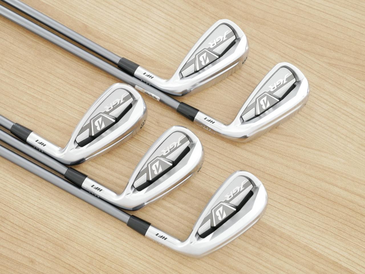 Iron set : Bridgestone : ชุดเหล็ก Bridgestone Tour B JGR HF1 Forged (รุ่นปี 2018 ตีไกลกว่าปกติ 2 เบอร์) มีเหล็ก 7-P1,P2 (5 ชิ้น) ก้านกราไฟต์ Fujikura Air Speeder (R)