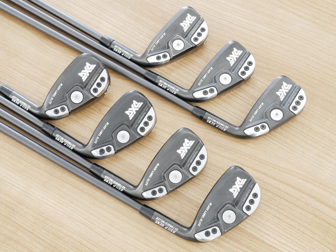 Iron set : PXG : ชุดเหล็ก PXG 0311P GEN 5 Black Forged Milled (ออกปี 2022 ตีไกล สวย ฟิลดี) มีเหล็ก 5-Pw,Gw (7 ชิ้น) ก้าน Steelfiber Private Reserve i95 Flex S