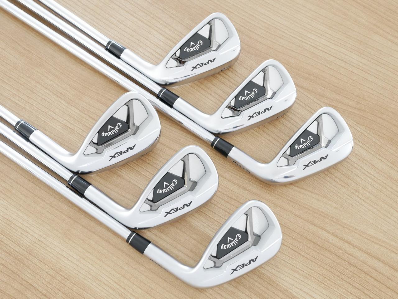 Iron set : Callaway : ชุดเหล็ก Callaway APEX Forged (รุ่นปี 2022) มีเหล็ก 5-Pw (6 ชิ้น) ก้านเหล็ก NS Pro ZELOS 8 Flex S