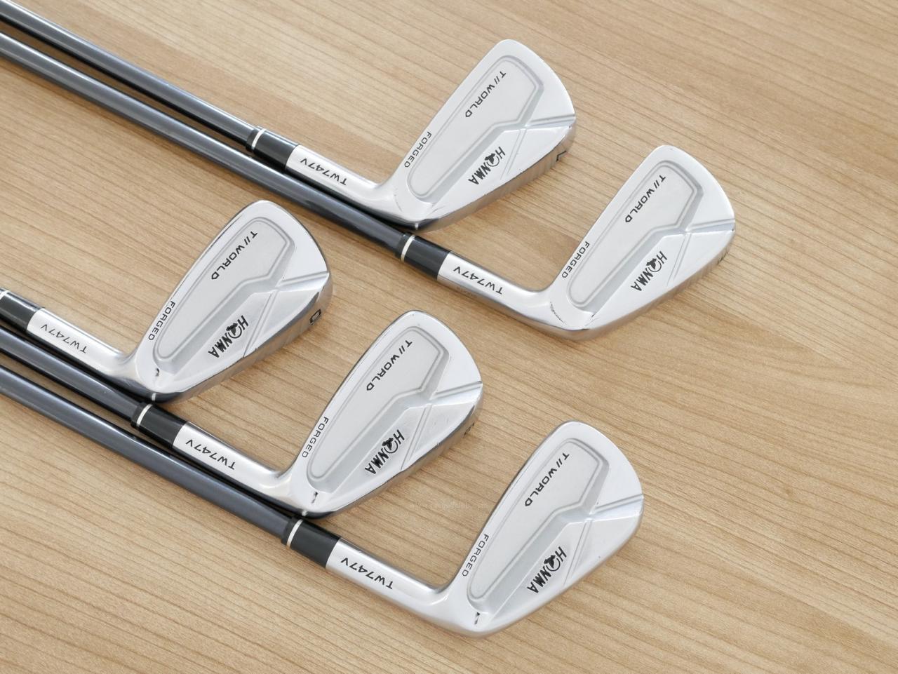 Iron set : Honma : ชุดเหล็ก Honma Tour World TW747V Forged (รุ่นปี 2019) มีเหล็ก 6-10 (5 ชิ้น) ก้านกราไฟต์ Honma Vizard IB-WF 100 Flex S