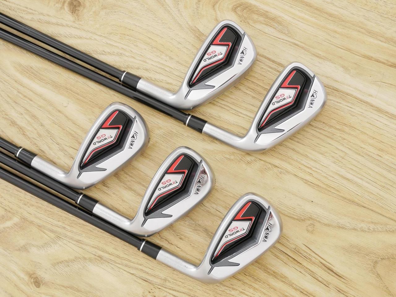 Iron set : Honma : ชุดเหล็ก Honma Tour World GS (ออกปี 2021 ใบใหญ่ ตีง่าย ไกล) มีเหล็ก 6-10 (5 ชิ้น) ก้านกราไฟต์ Honma Speedtuned 48 Flex SR