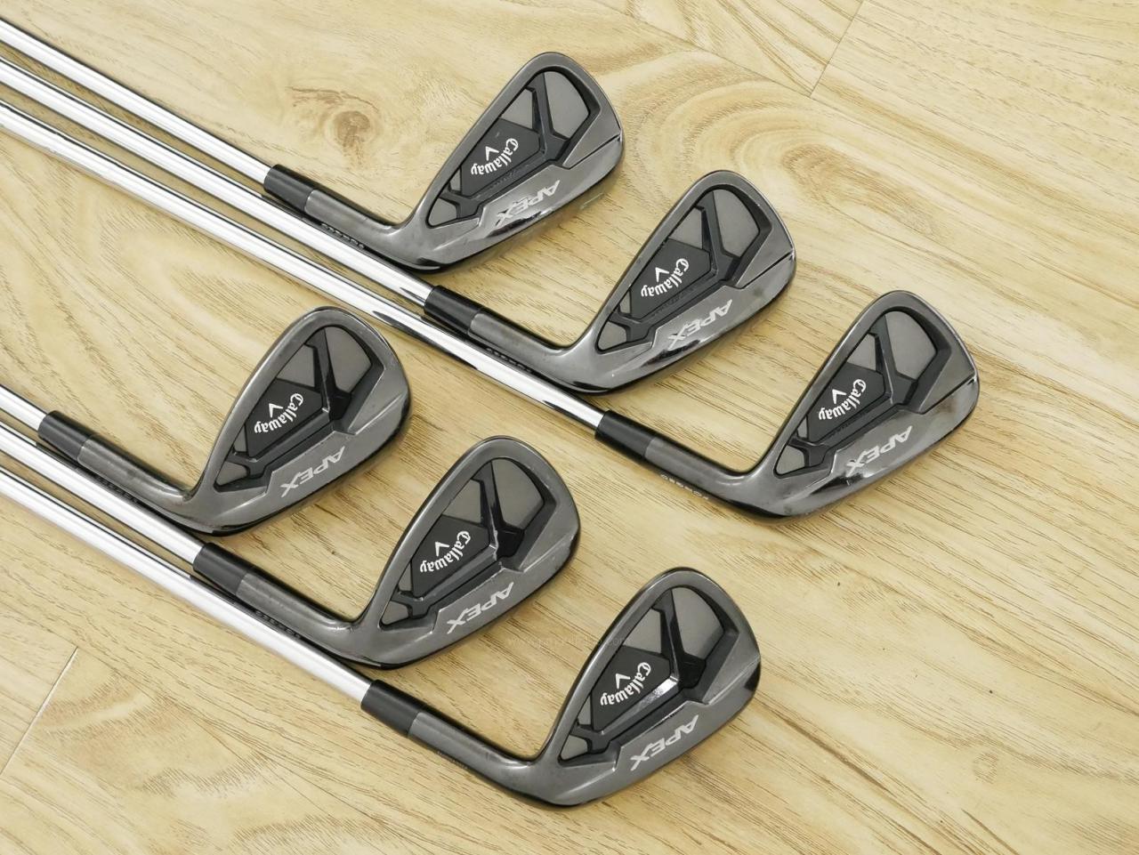 Iron set : Callaway : ชุดเหล็ก Callaway APEX Black Forged (หายาก ปี 2022) มีเหล็ก 5-Pw (6 ชิ้น) ก้านเหล็ก NS Pro Modus 105 Flex S