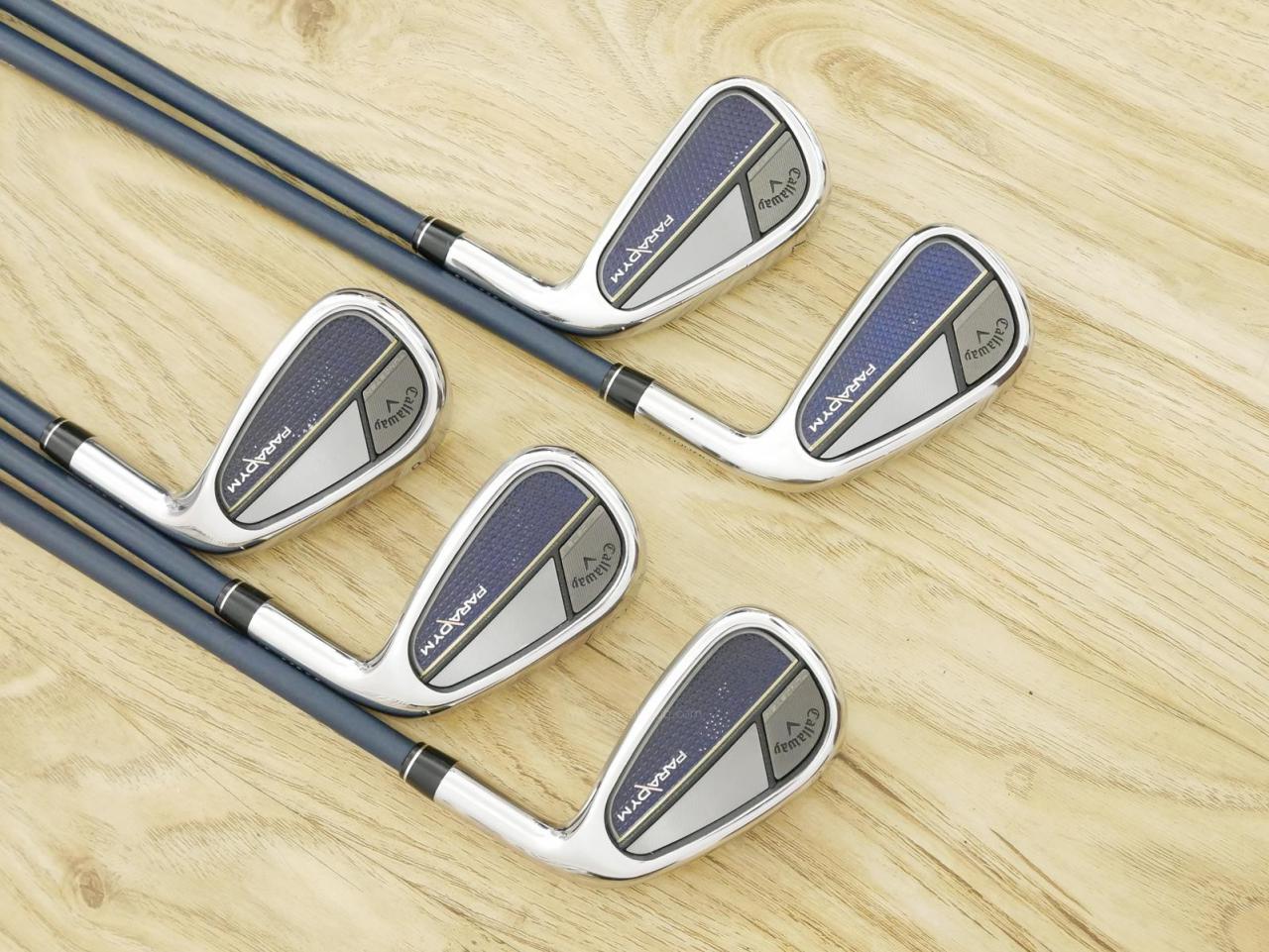 Iron set : Callaway : ชุดเหล็ก Callaway Paradym (รุ่นปี 2023 Japan Spec.) มีเหล็ก 6-Pw (5 ชิ้น) ก้านกราไฟต์ Fujikura VENTUS TR 5 Flex R