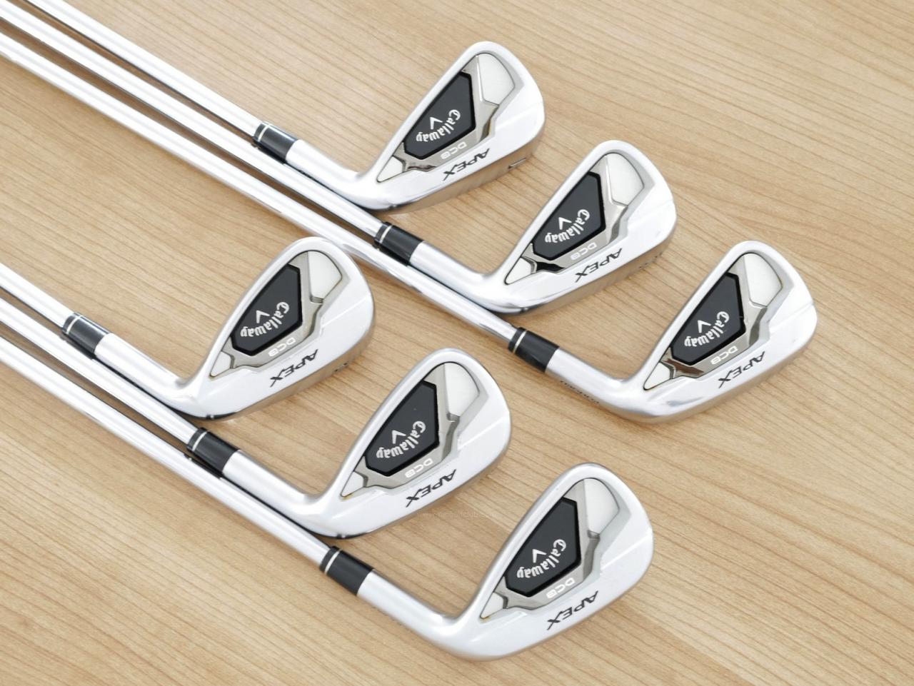 Iron set : Callaway : ชุดเหล็ก Callaway APEX DCB Forged (ปี 2022) มีเหล็ก 5-Pw (6 ชิ้น) ก้านเหล็ก NS Pro ZELOS 7 Flex S