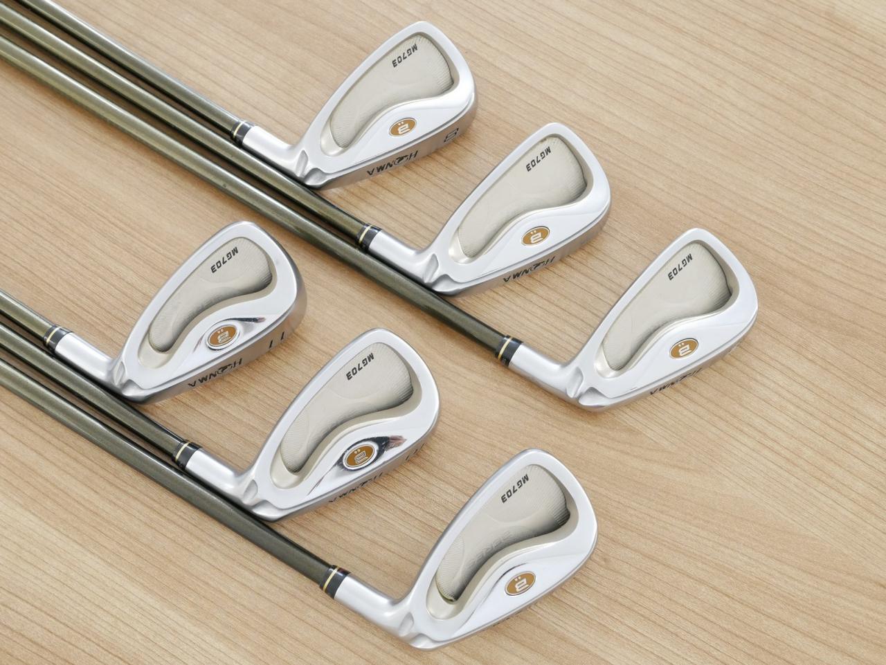 Iron set : Honma : Honma Beres MG703 (หน้าเด้ง) มีเหล็ก 6-11 (6 ชิ้น เทียบเท่า 5-Pw) ก้าน ARMRQ UD49 Flex R (2 ดาว)