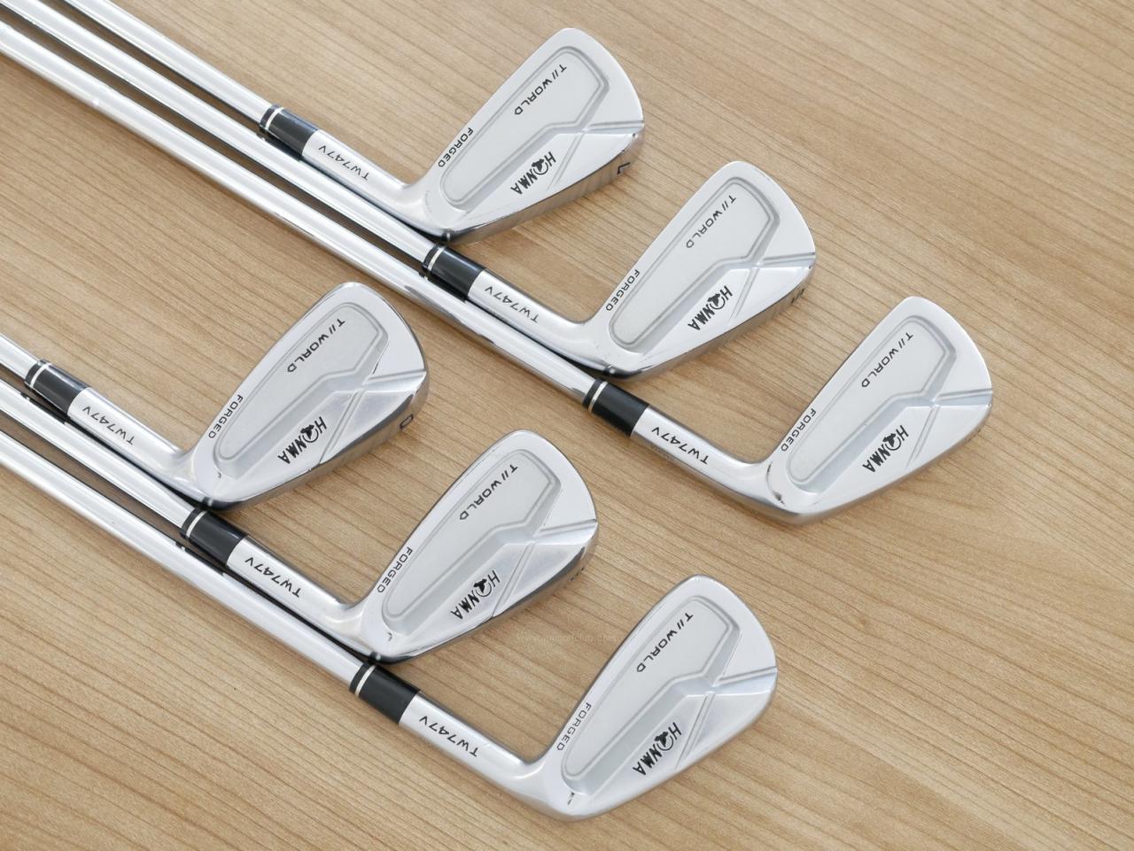 Iron set : Honma : ชุดเหล็ก Honma Tour World TW747V Forged (รุ่นปี 2019) มีเหล็ก 5-10 (6 ชิ้น) ก้านเหล็ก AMT Tour White S200