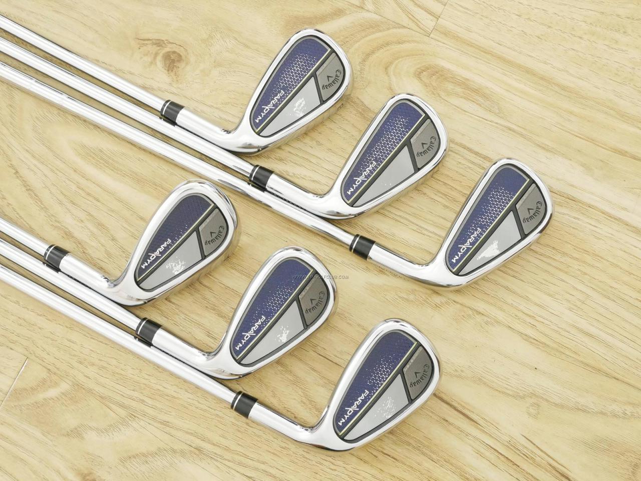 Iron set : Callaway : ชุดเหล็ก Callaway Paradym (ออกปี 2023 Japan Spec.) มีเหล็ก 6-Pw,Aw (6 ชิ้น) ก้านเหล็ก NS Pro 950 NEO Flex S