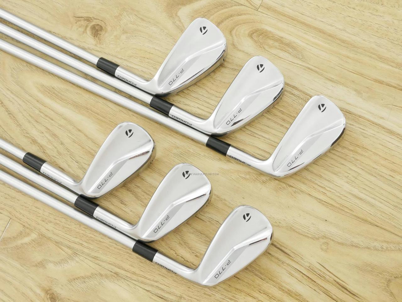 Iron set : Taylormade : ชุดเหล็ก Taylormade P770 Forged (ปี 2021 นุ่ม แน่น) มีเหล็ก 5-Pw (6 ชิ้น) ก้านกราไฟต์ Fujikura MCI 60 Flex R