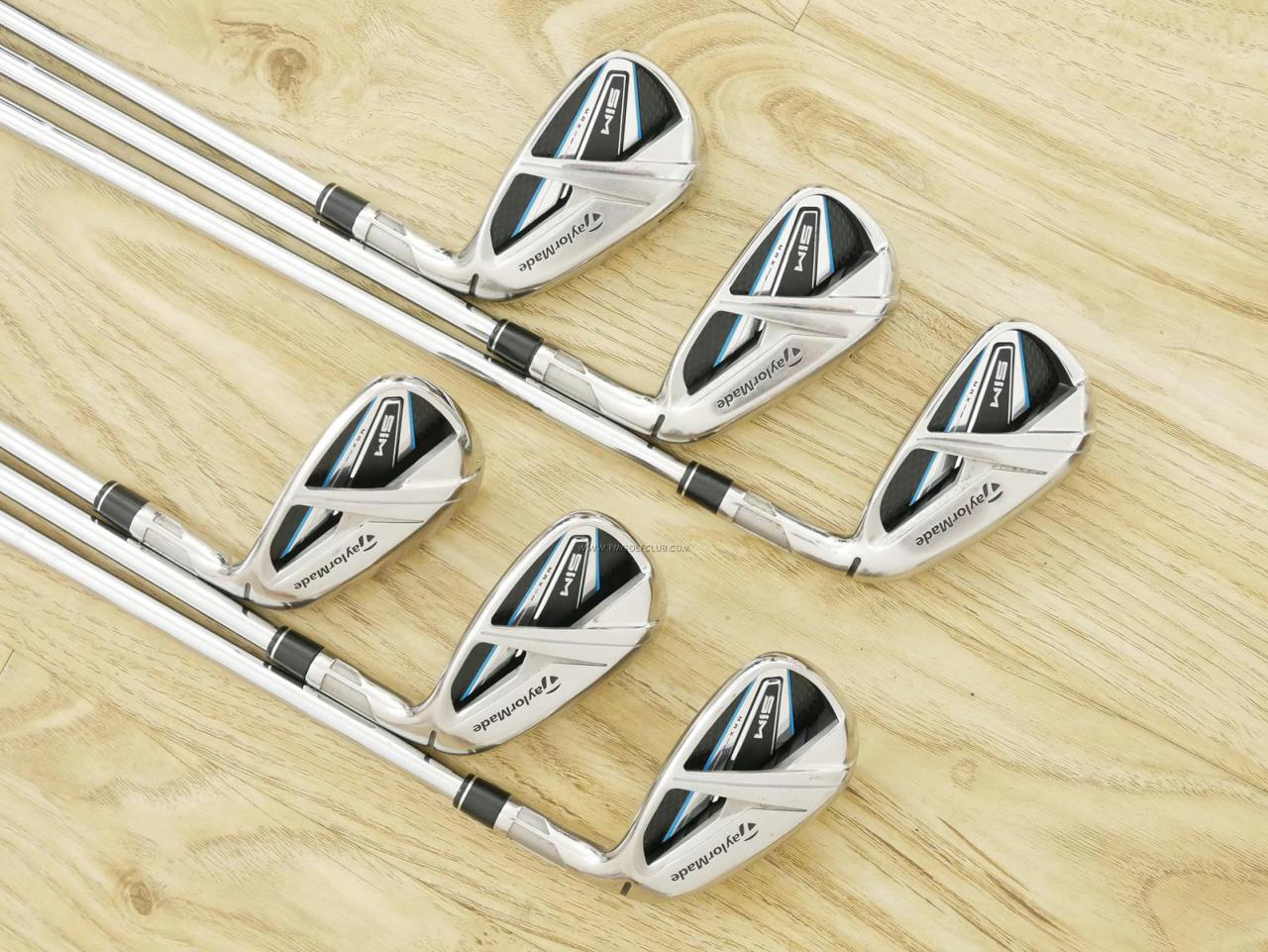 Iron set : Taylormade : ชุดเหล็ก Taylormade SIM MAX (ออกปี 2020 Japan Spec.) มีเหล็ก 6-Pw,Aw (6 ชิ้น) ก้านเหล็ก KBS Max 85 Flex S