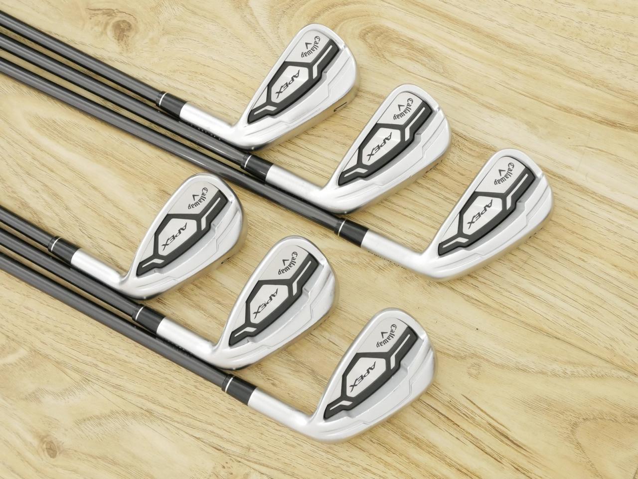 Iron set : Callaway : ชุดเหล็ก Callaway APEX Forged มีเหล็ก 5-Pw (6 ชิ้น) ก้านกราไฟต์ Flex R