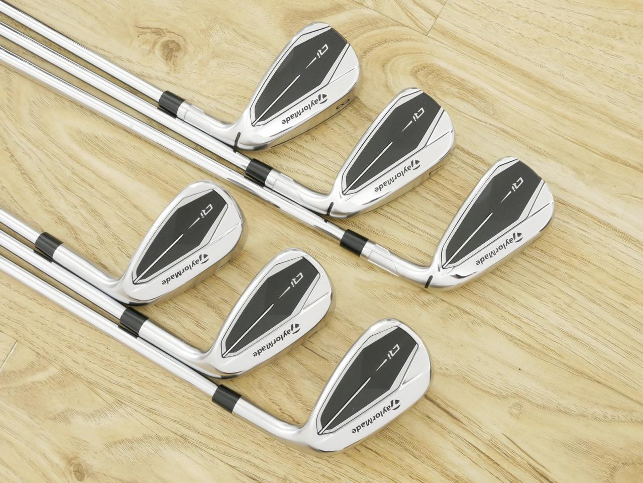 Iron set : Taylormade : ชุดเหล็ก Taylormade Qi (รุ่นล่าสุด ออกปี 2024 Japan Spec.) มีเหล็ก 6-Pw,Aw (6 ชิ้น) ก้านเหล็ก NS Pro 820GH Flex R