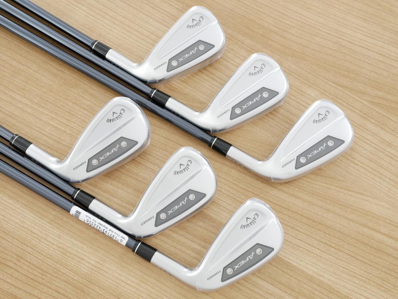 Iron set : Callaway : **ของใหม่ ยังไม่แกะพลาสติก** ชุดเหล็ก Callaway APEX Ai300 Forged (รุ่นล่าสุด ออกปี 2024) มีเหล็ก 5-Pw (6 ชิ้น) ก้านกราไฟต์ UST Mamiya RECOIL DART 6 Flex R