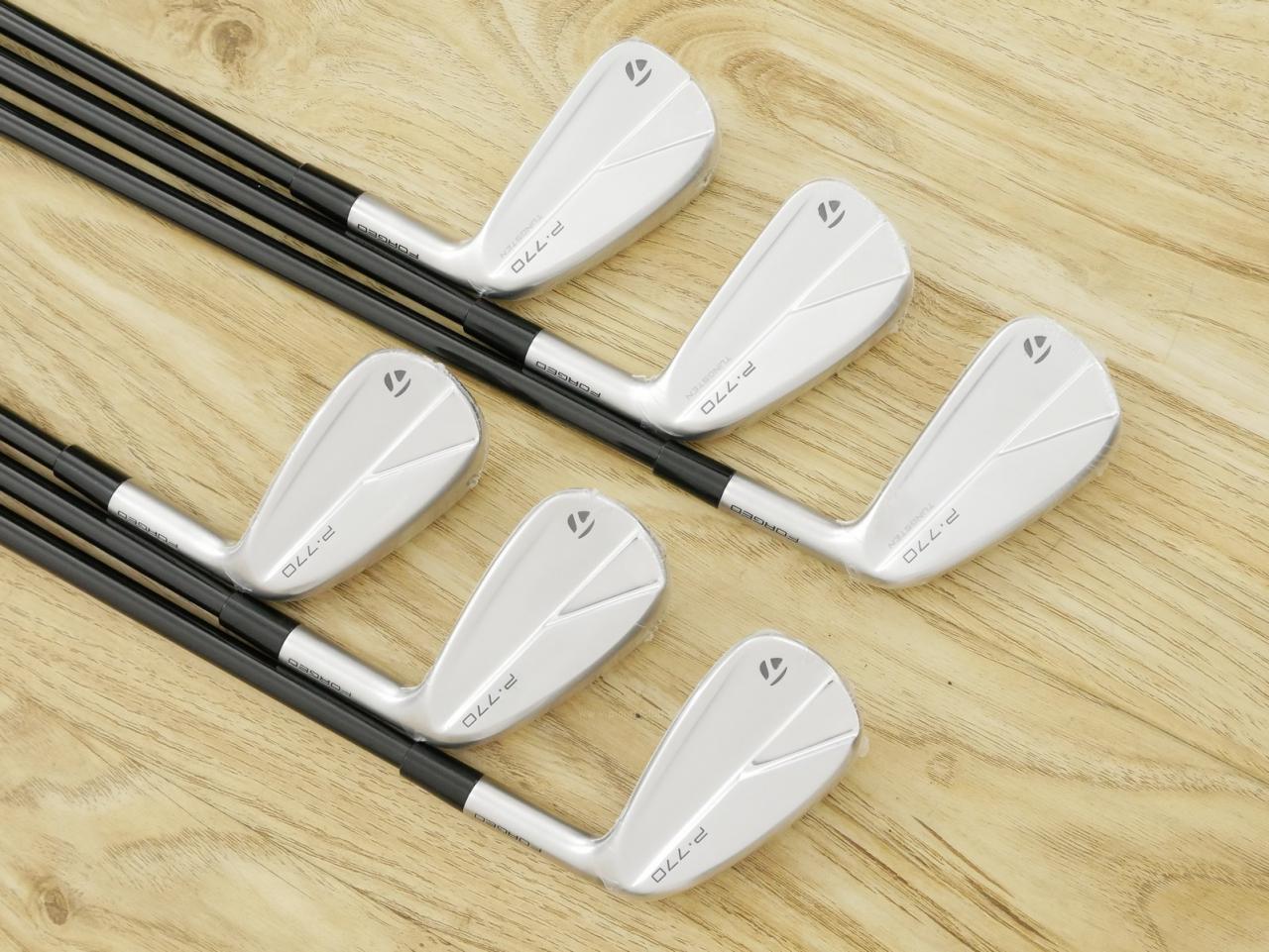 Iron set : Taylormade : **ของใหม่ ยังไม่แกะพลาสติก**ชุดเหล็ก Taylormade P770 Forged (รุ่นปี 2023 นุ่ม แน่น)  มีเหล็ก 5-Pw (6 ชิ้น) ก้านกราไฟต์ Mitsubishi Diamana Thump i95 Flex S