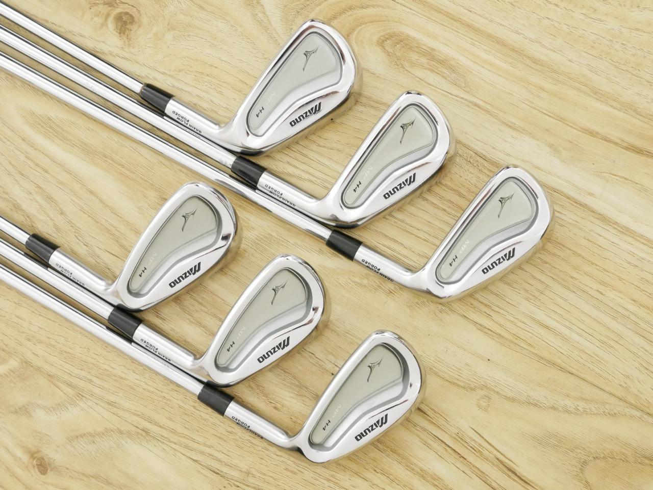 Iron set : Mizuno : ชุดเหล็ก Mizuno MP-H4 Forged มีเหล็ก 5-Pw (6 ชิ้น) ก้านเหล็ก Project X 5.5 Flex S