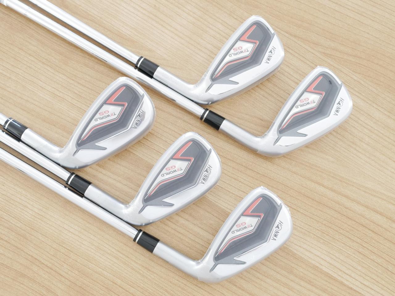 Iron set : Honma : **ของใหม่ ยังไม่แกะพลาสติก** ชุดเหล็ก Honma Tour World GS (ออกปี 2021 ใบใหญ่ ตีง่าย ไกล) มีเหล็ก 6-10 (5 ชิ้น) ก้านเหล็ก NS Pro 950 NEO Flex S