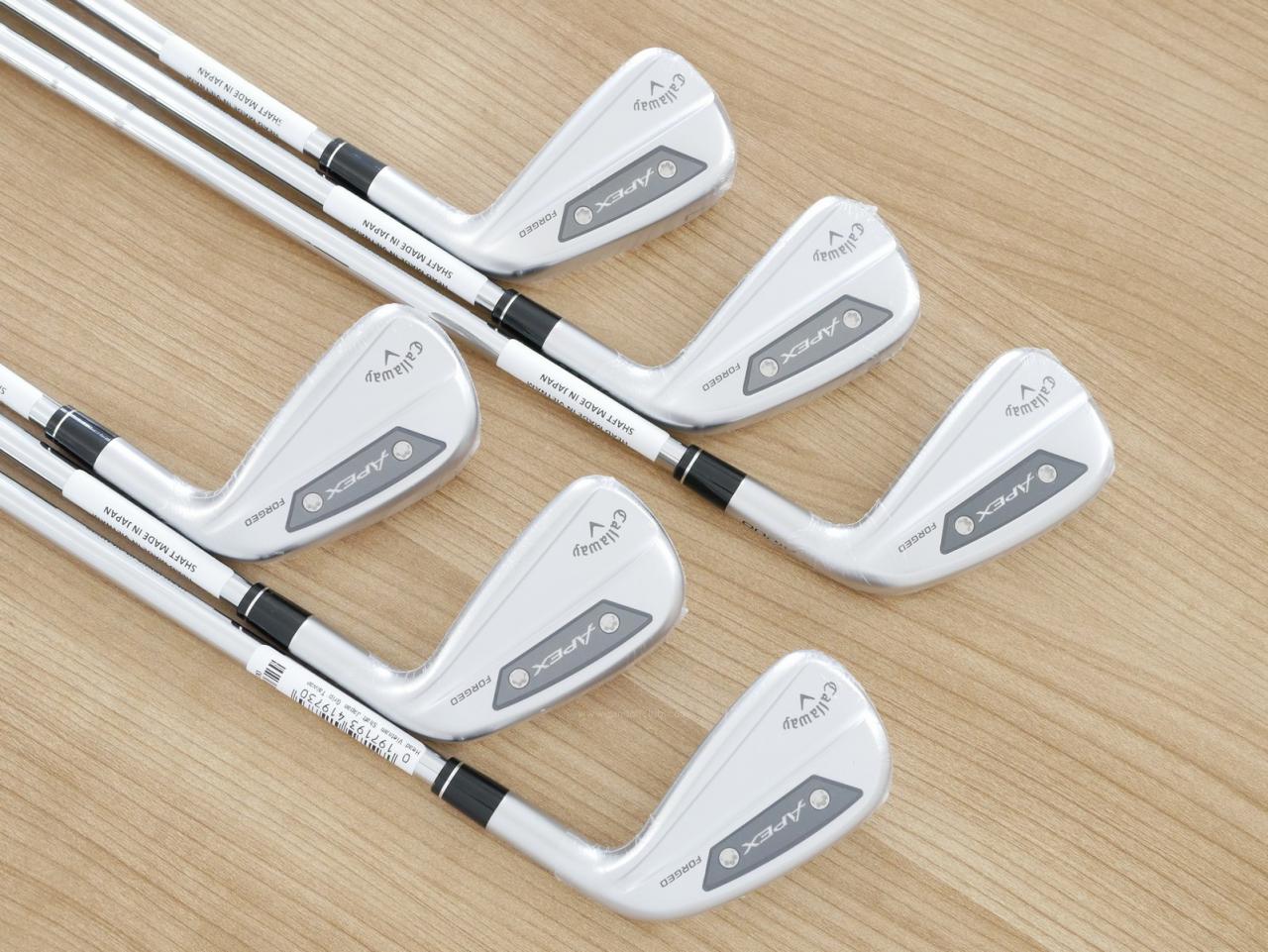 Iron set : Callaway : **ของใหม่ ยังไม่แกะพลาสติก** ชุดเหล็ก Callaway APEX Ai200 Forged (รุ่นล่าสุด ออกปี 2024) มีเหล็ก 5-Pw (6 ชิ้น) ก้านเหล็ก NS Pro Modus 105 Flex S