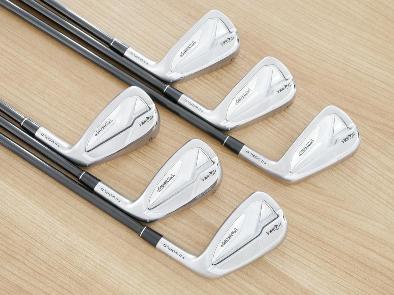 Iron set : Honma : ชุดเหล็ก Honma Tour World TW757P (ออกปี 2022) มีเหล็ก 5-Pw (6 ชิ้น) ก้านกราไฟต์ Honma Vizard 50 Flex R