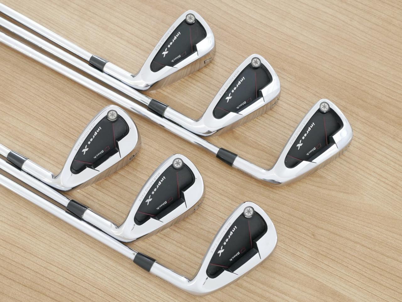 Iron set : Yamaha : ชุดเหล็ก Yamaha Inpres X D Black (หน้า Maraging เด้ง ไกลมากๆ) มีเหล็ก 5-Pw (6 ชิ้น) ก้านเหล็ก NS Pro 850 Flex R