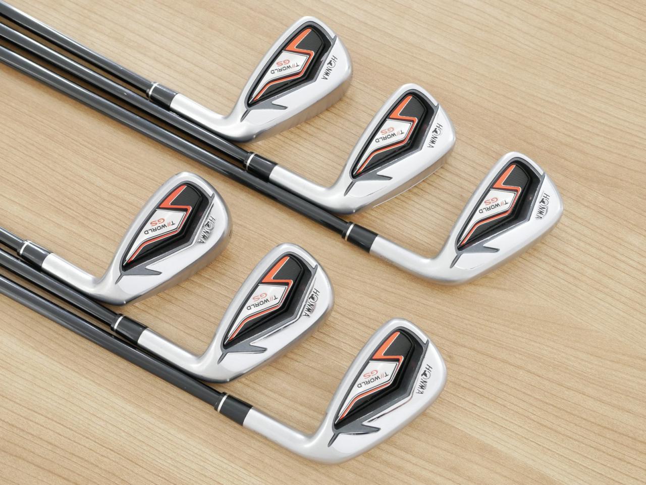 Iron set : Honma : ชุดเหล็ก Honma Tour World GS (ออกปี 2021 ใบใหญ่ ตีง่าย ไกล) มีเหล็ก 6-11 (6 ชิ้น) ก้านกราไฟต์ Honma Speedtuned 48 Flex SR