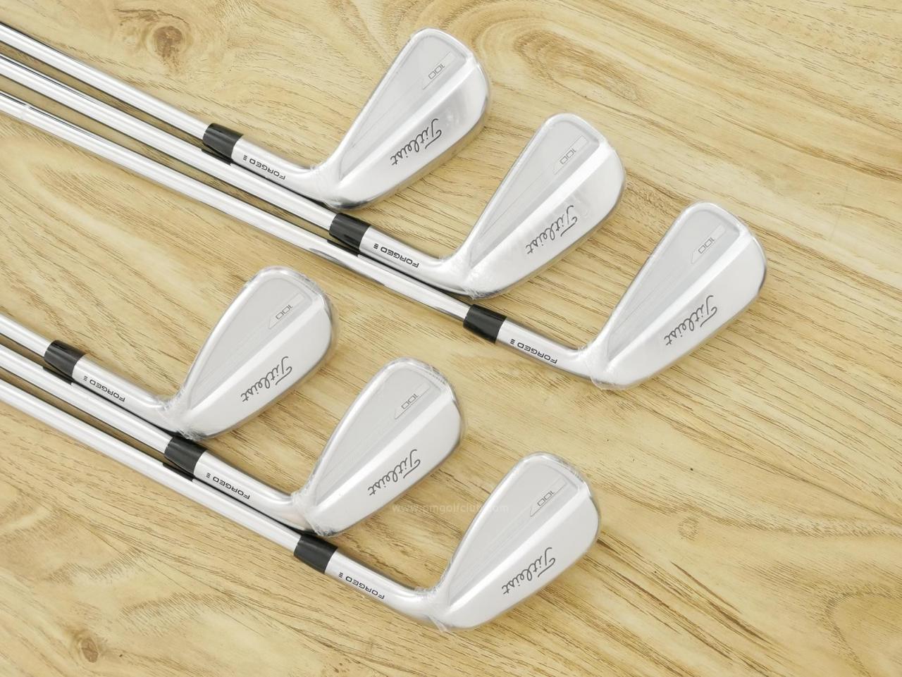 Iron set : Titleist : **ของใหม่ ยังไม่แกะพลาสติก** ชุดเหล็ก Titleist T100 Forged (รุ่นล่าสุด ออกปี 2023 นุ่ม แน่น คม) มีเหล็ก 5-Pw (6 ชิ้น) ก้านเหล็ก Dynamic Gold S200