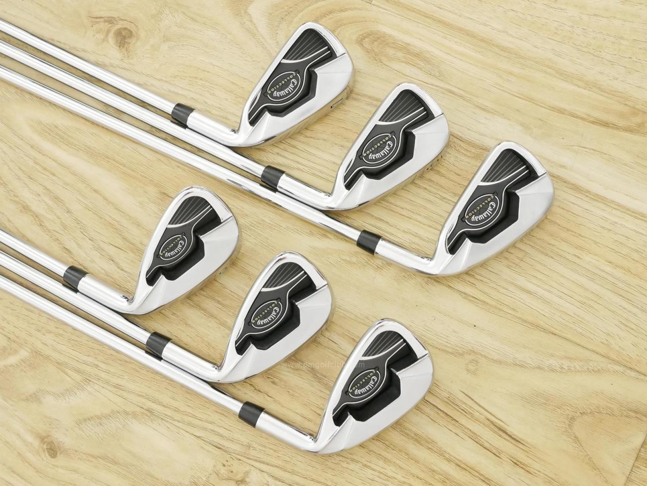 Iron set : Callaway : ชุดเหล็ก Callaway Collection (ตีง่าย ไกล Japan Spec) มีเหล็ก 5-Pw (6 ชิ้น) ก้านเหล็ก GS90 CPT R300