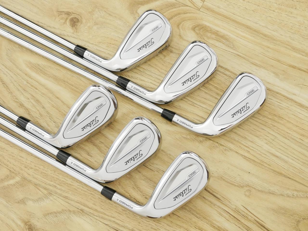 Iron set : Titleist : ชุดเหล็ก Titleist T350 Forged (รุ่นใหม่ล่าสุด ออกปี 2023) มีเหล็ก 6-Pw,48 (6 ชิ้น) ก้านเหล็ก NS Pro 880 AMC Flex S