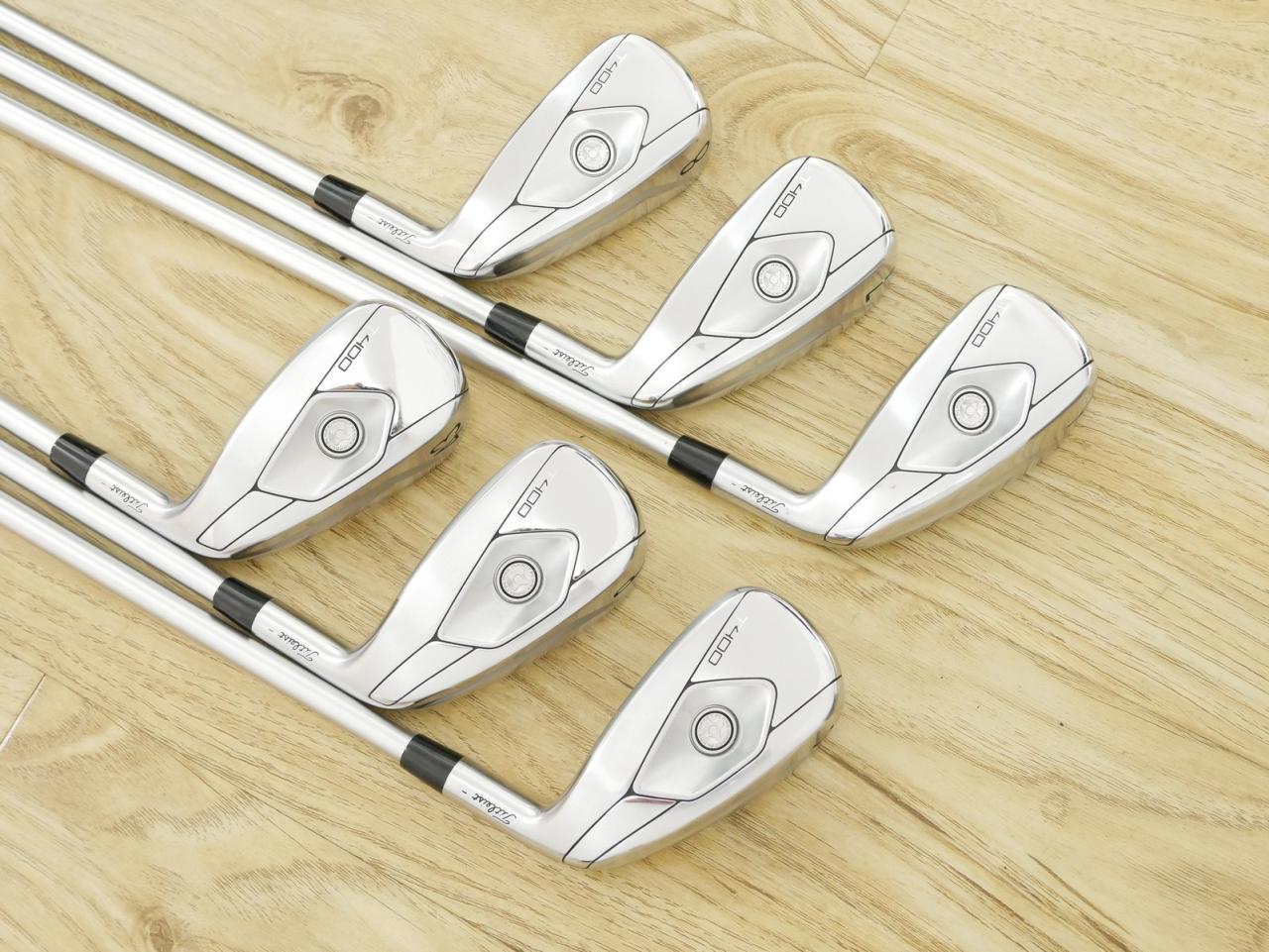 Iron set : Titleist : ชุดเหล็ก Titleist T400 (รุ่นล่าสุด ออกปี 2023 ตีง่ายที่สุด ไกลที่สุด) มีเหล็ก 6-Pw,43 (6 ชิ้น) ก้านกราไฟต์ Titleist 3D401 i50 Flex R