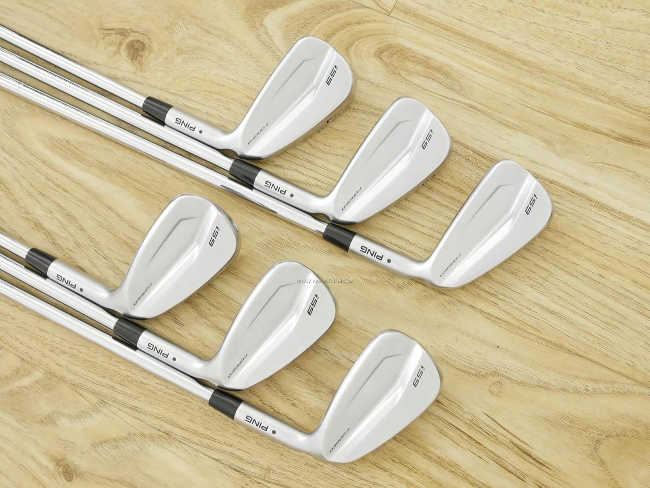 Iron set : Ping : ชุดเหล็ก Ping i59 Forged (รุ่นล่าสุด ออกปี 2022 คม แน่นมากๆ) มีเหล็ก 5-Pw (6 ชิ้น) ก้านเหล็ก NS Pro Modus 115 Flex S