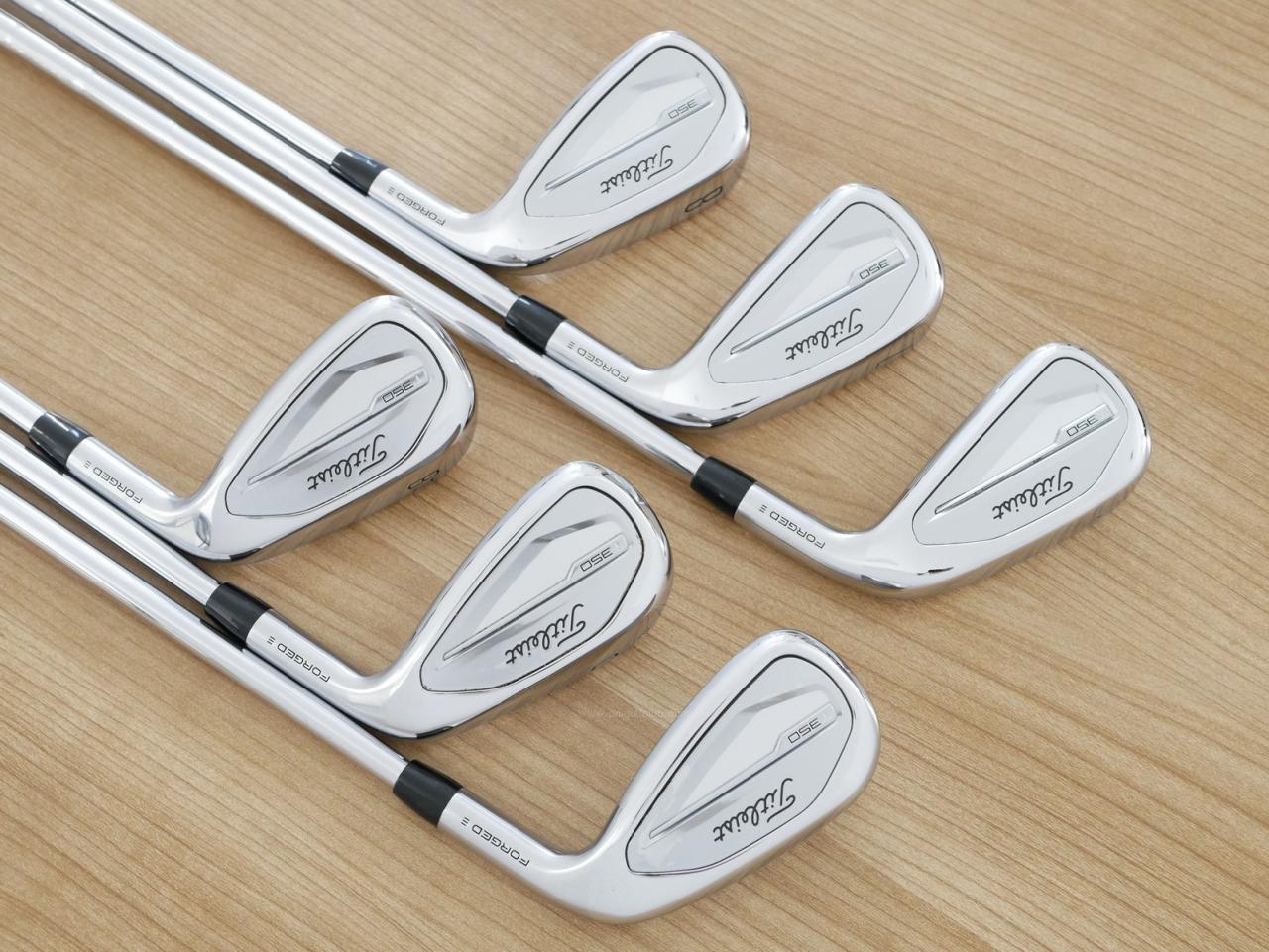 Iron set : Titleist : ชุดเหล็ก Titleist T350 Forged (รุ่นใหม่ล่าสุด ออกปี 2023) มีเหล็ก 6-Pw,48 (6 ชิ้น) ก้านเหล็ก NS Pro 880 AMC Flex S