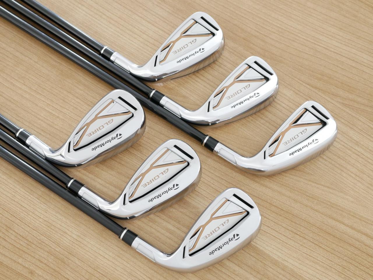 Iron set : Taylormade : ชุดเหล็ก Taylormade SIM GLOIRE (รุ่นปี 2021 รุ่นท๊อปสุด Japan Spec) มีเหล็ก 6-Pw,Aw (6 ชิ้น) ก้าน Fujikura Air Speeder Flex SR