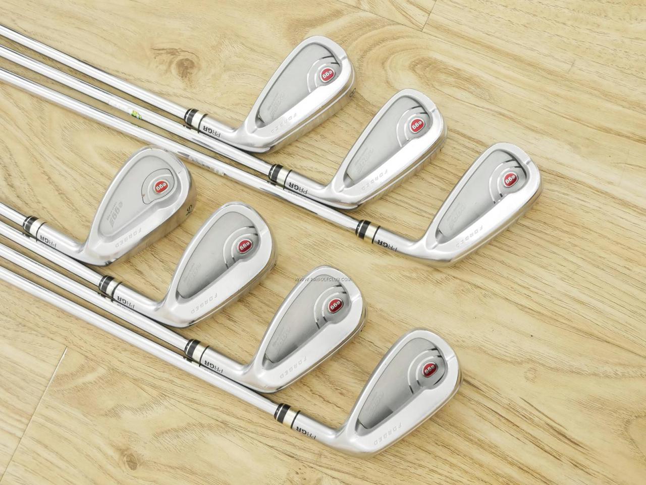 Iron set : PRGR : ชุดเหล็ก PRGR Egg PF Forged (รุ่นปี 2019 ตีง่ายและไกลมากๆ โกงสุดๆ) มีเหล็ก 6-Pw,Aw,As (7 ชิ้น) ก้านเหล็ก NS Pro 80 Flex SR