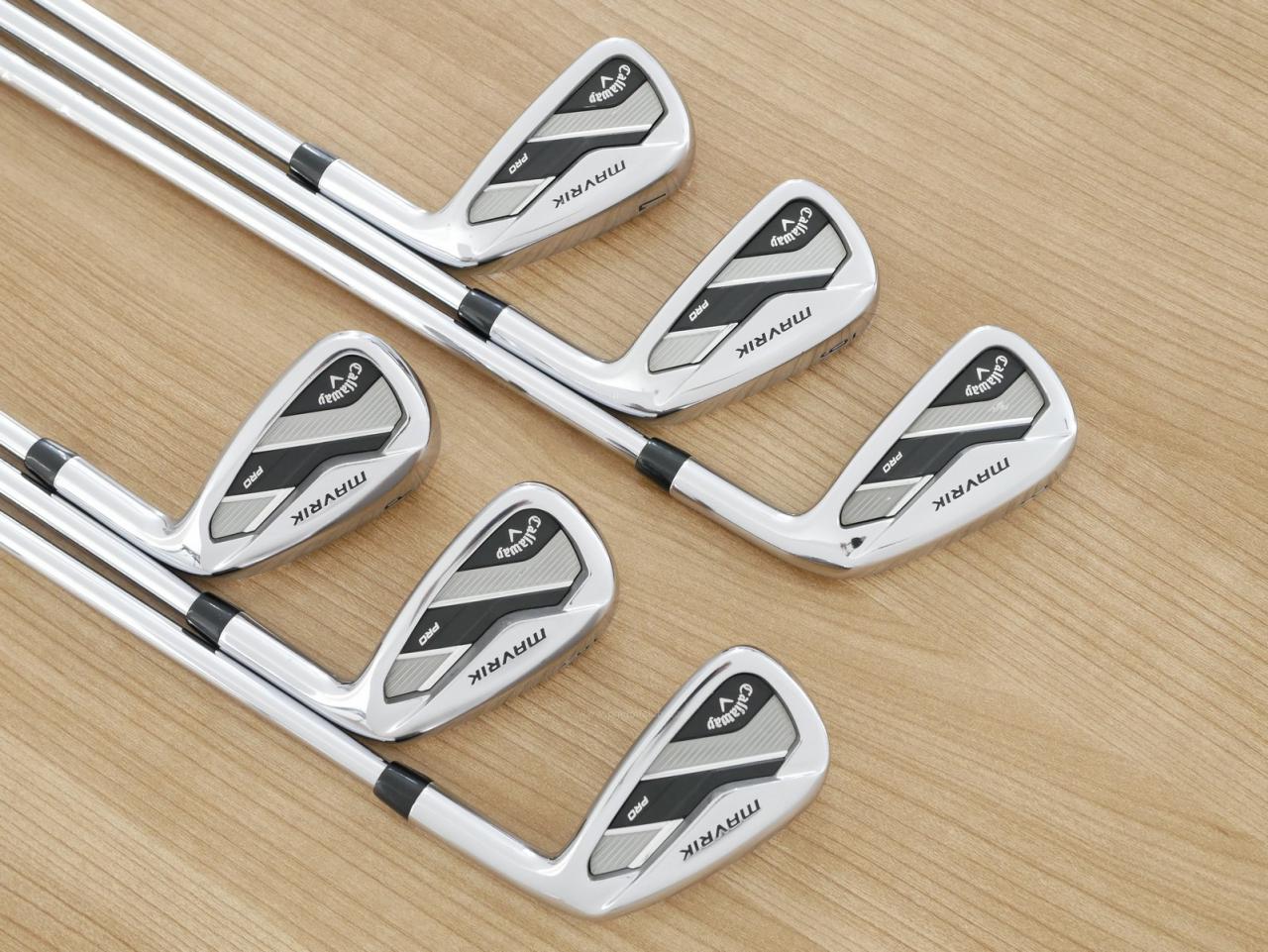 Iron set : Callaway : ชุดเหล็ก Callaway Mavrik Pro (ออกปี 2020) มีเหล็ก 5-Pw (6 ชิ้น) ก้านเหล็ก NS Pro 950 NEO Flex S