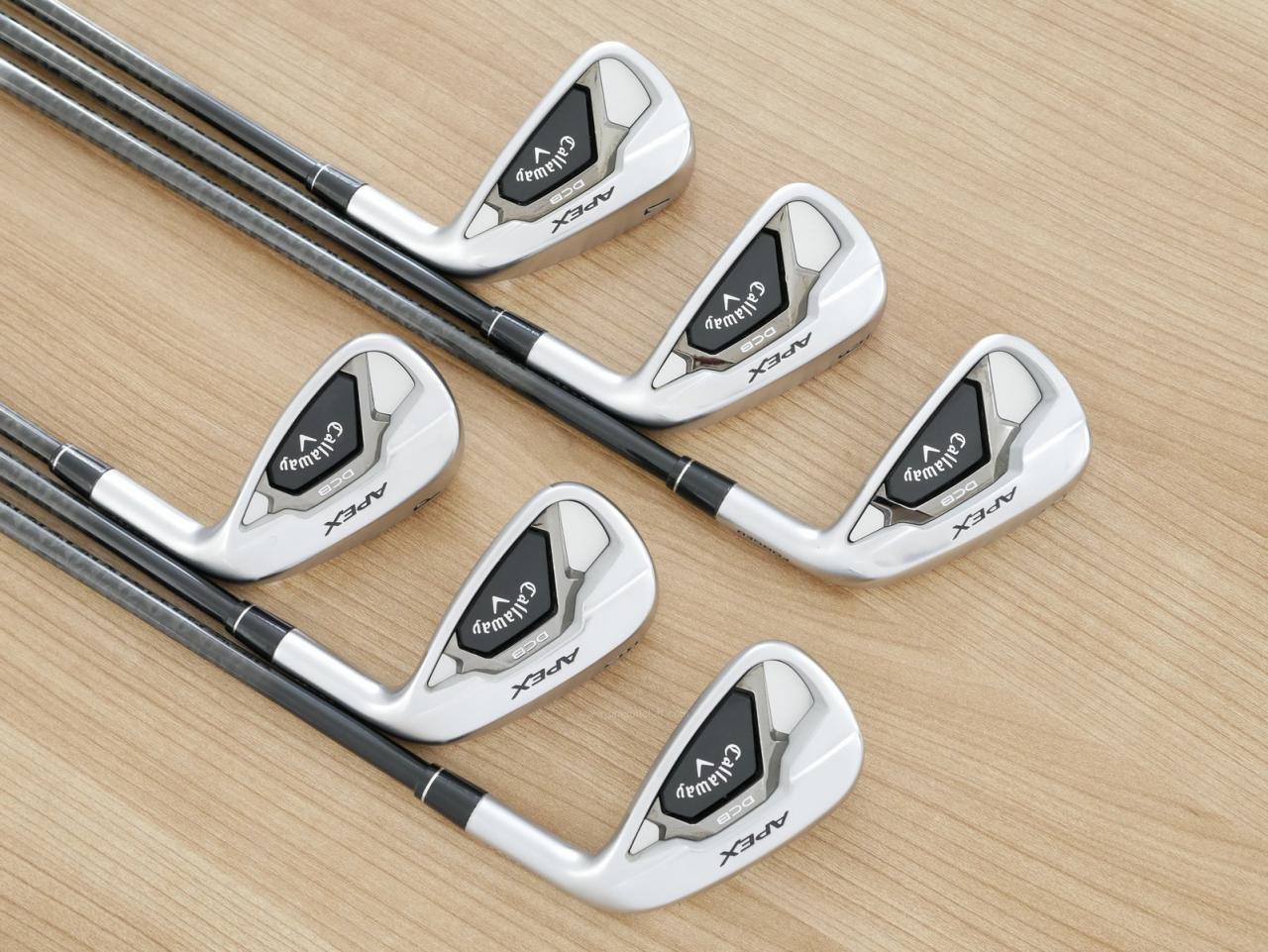 Iron set : Callaway : ชุดเหล็ก Callaway APEX DCB Forged (ปี 2022) มีเหล็ก 5-Pw (6 ชิ้น) สุดยอดก้าน Fire Express Spirits i65 Flex SR