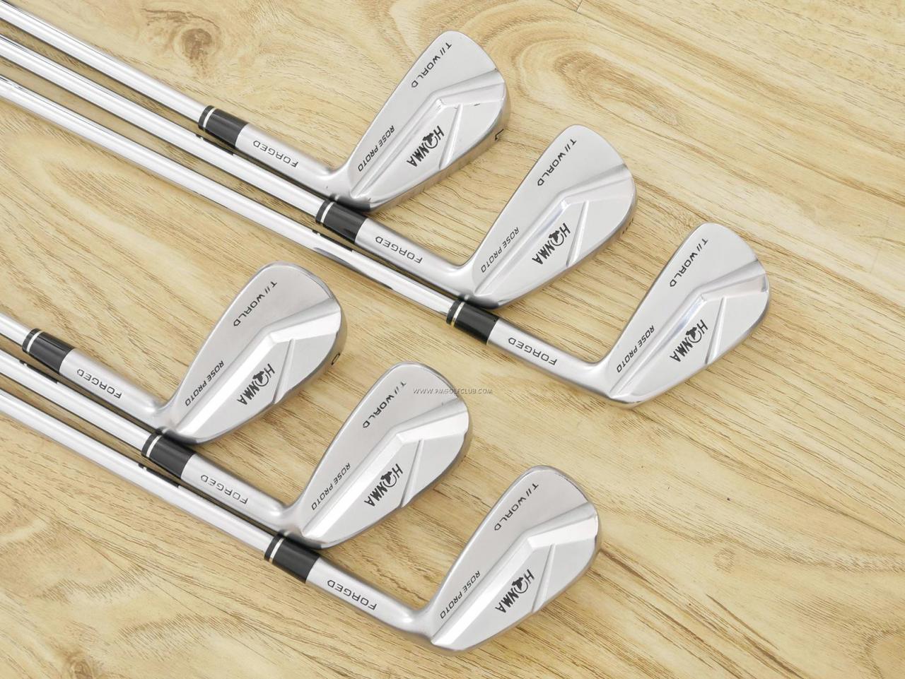 Iron set : Honma : ชุดเหล็ก Honma TW-MB Rose Proto (Forged ปี 2020) มีเหล็ก 5-10 (6 ชิ้น) ก้านเหล็ก Dynamic Gold S200