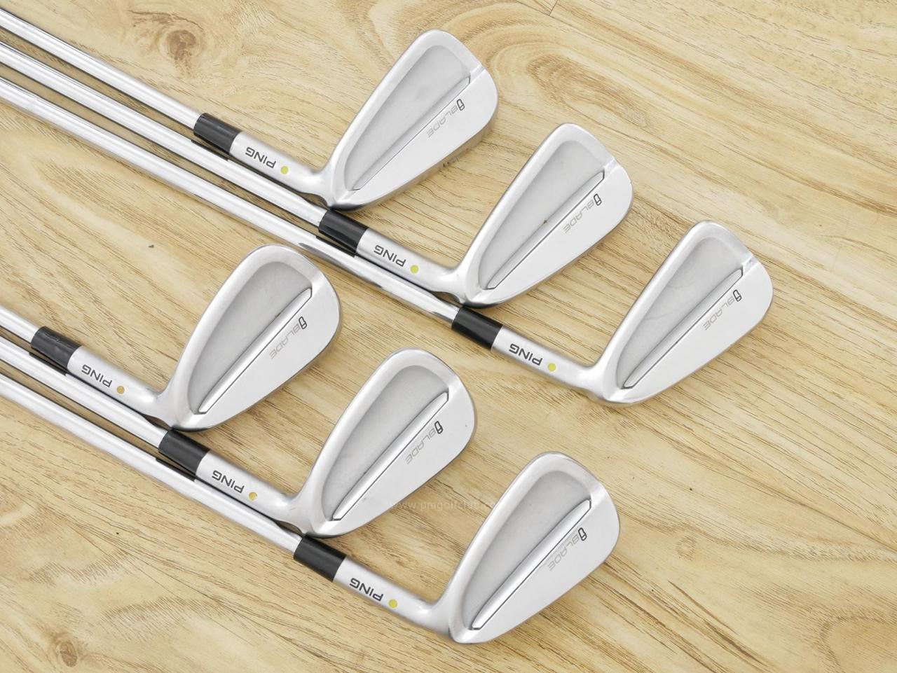 Iron set : Ping : ชุดเหล็ก Ping iBlade (ปี 2018) มีเหล็ก 5-Pw (6 ชิ้น) ก้านเหล็ก NS Pro 950 NEO Flex S