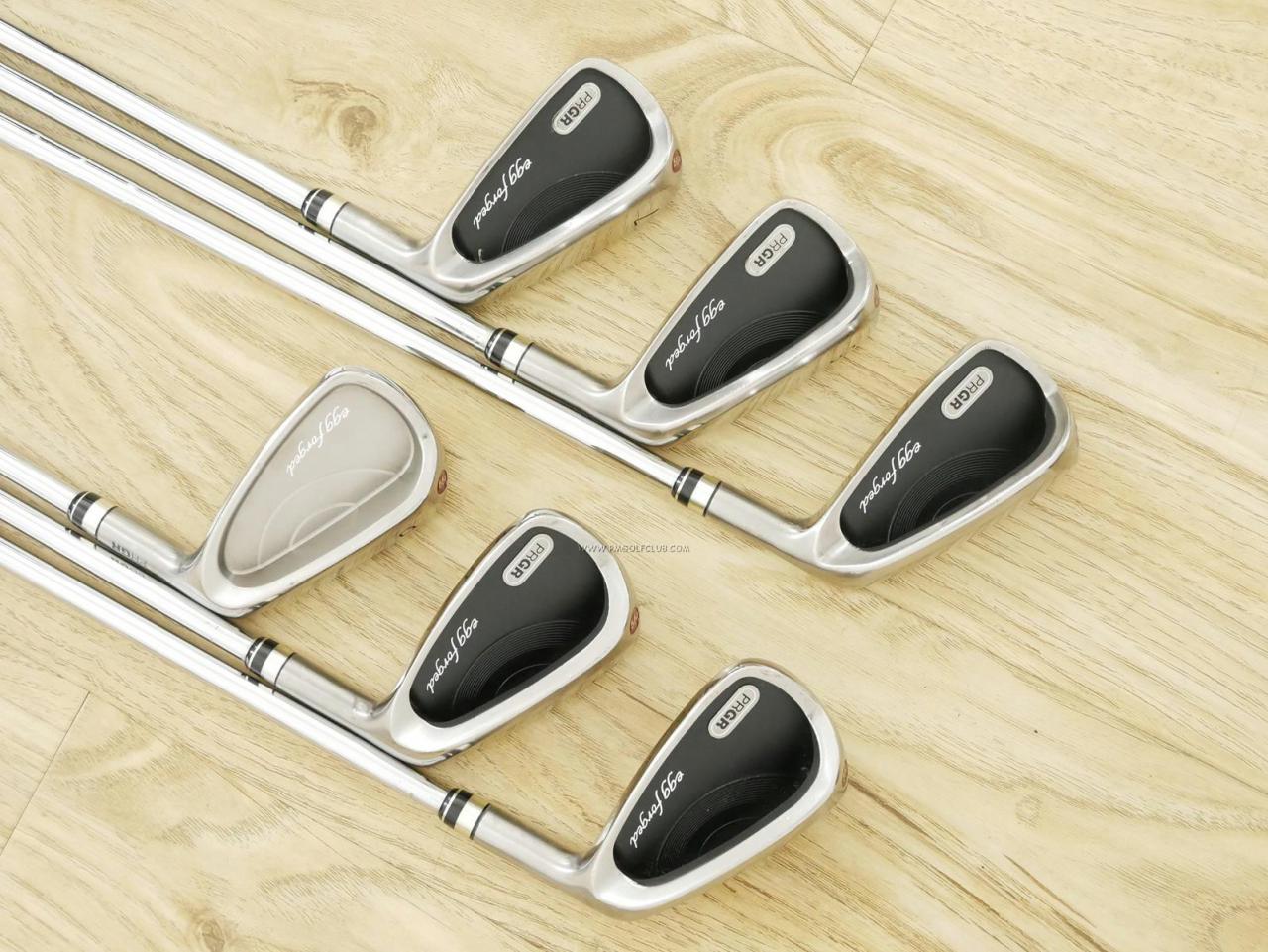 Iron set : PRGR : ชุดเหล็ก PRGR New Egg Forged (ตีง่ายมาก ไกล) มีเหล็ก 5-Pw (6 ชิ้น) ก้านเหล็ก NS Pro 850 Flex R