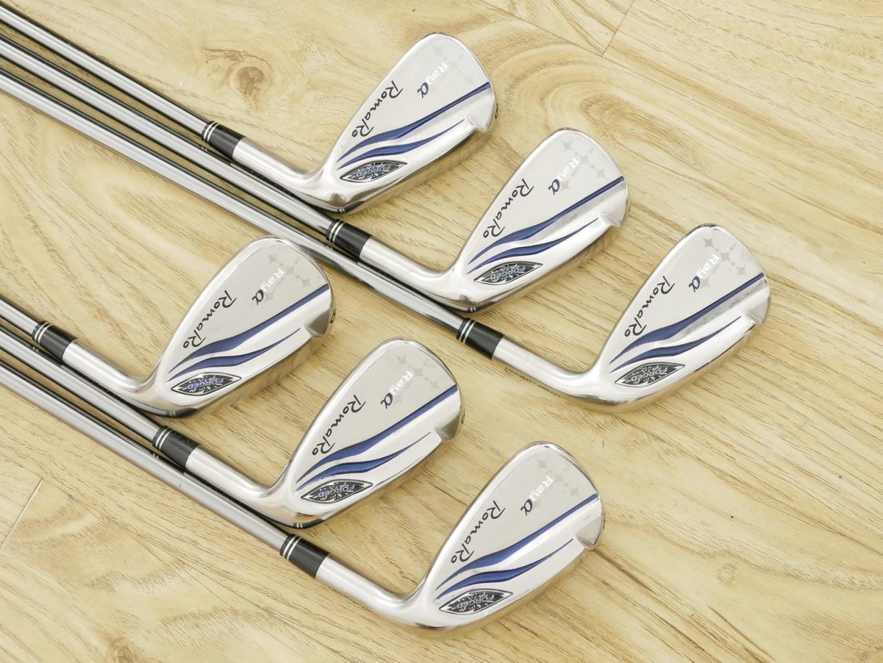 Iron set : Romaro : ชุดเหล็ก Romaro Ray Alpha Forged (ปี 2021 ใบใหญ่ ตีไกลกว่าปกติมาก) มีเหล็ก 6-Pw,Aw (6 ชิ้น) สุดยอดก้าน Fujikura Diamond Speeder 8 Flex R