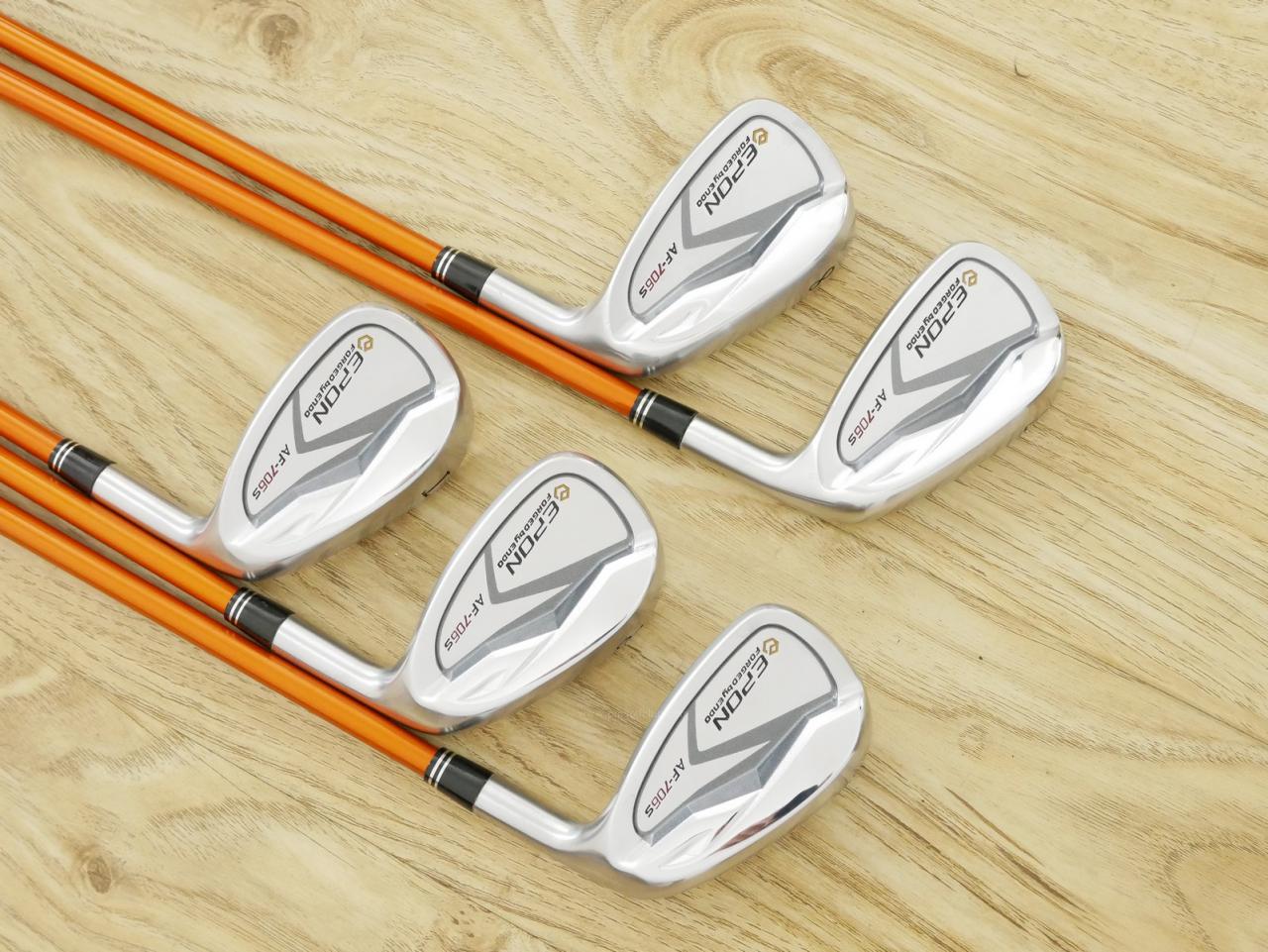 Iron set : Epon : ชุดเหล็ก EPON AF-706S Forged (รุ่นปี 2023 ใบใหญ่ ตีง่าย ไกล) มีเหล็ก 7-Pw,Tw (5 ชิ้น) ก้านกราไฟต์ Tour AD 75 Flex S