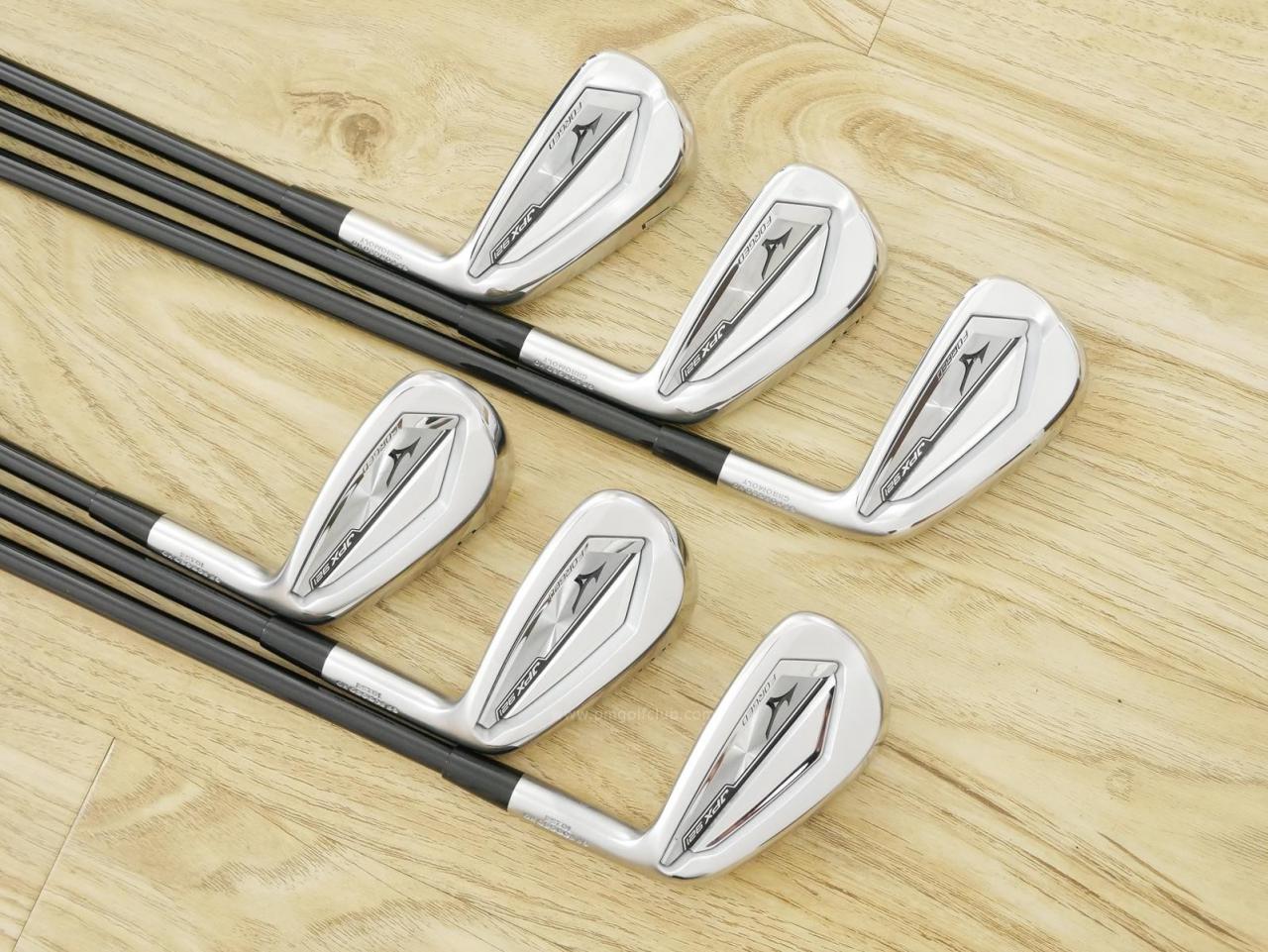 Iron set : Mizuno : ชุดเหล็ก Mizuno JPX 921 Forged (ปี 2022 ตัวท๊อป นุ่ม แน่น) มีเหล็ก 5-Pw (6 ชิ้น) ก้านกราไฟต์ Flex SR