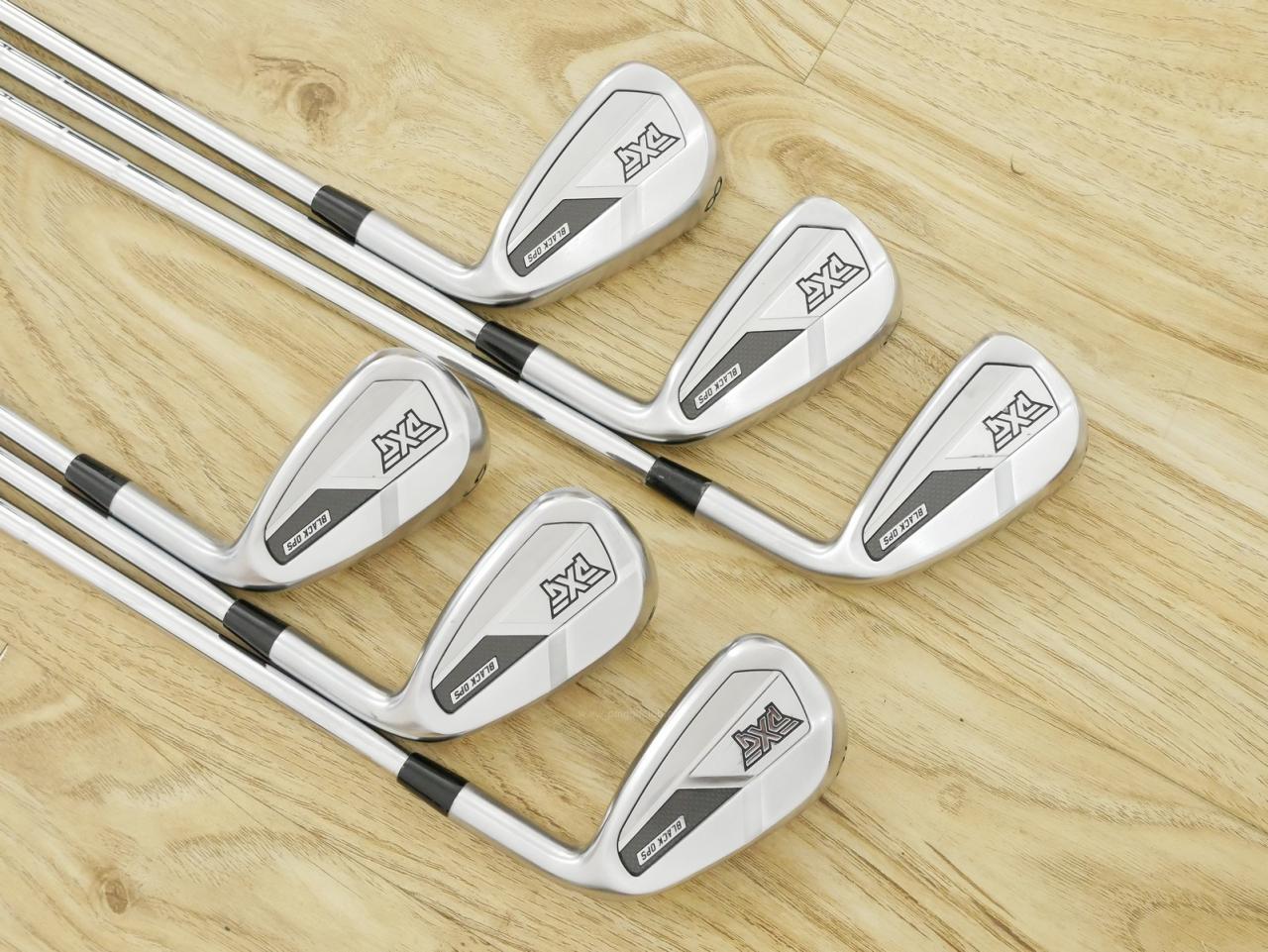 Iron set : PXG : ชุดเหล็ก PXG Black OPS (รุ่นล่าสุด ออกปี 2024 ตีง่าย ไกล สวย) มีเหล็ก 6-Pw,Aw (6 ชิ้น) ก้านเหล็ก NS Pro 950 NEO Flex S